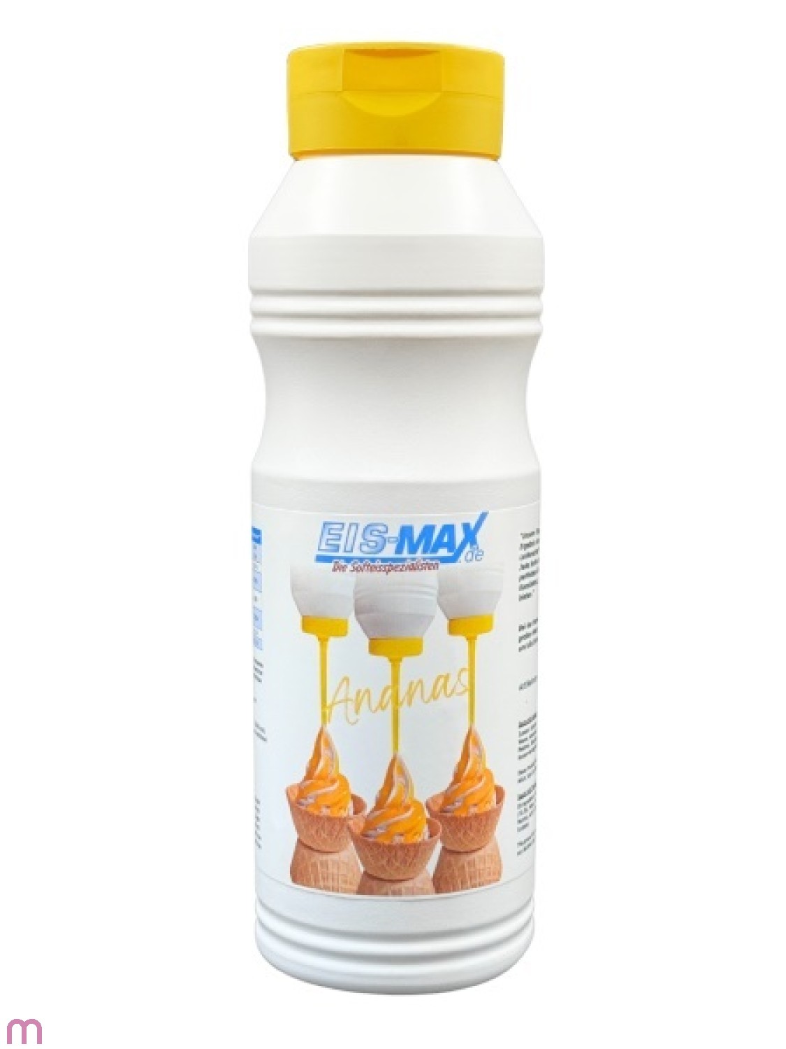 Eismax Ananas Topping 1 Kg Quetschflasche